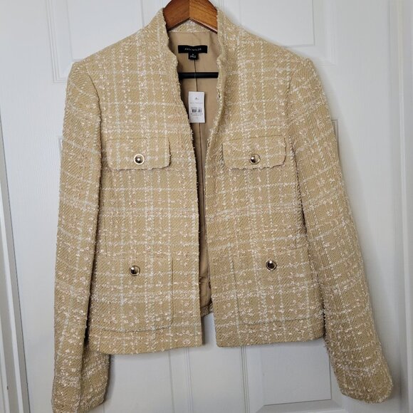 Ann Taylor Jackets & Blazers - ANN TAYLOR NWT TWEED BLAZER SZ 10